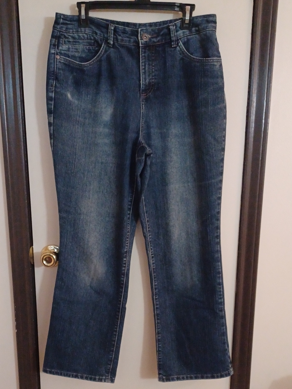 Christopher & Banks Women's  Blue Straight Leg Jeans